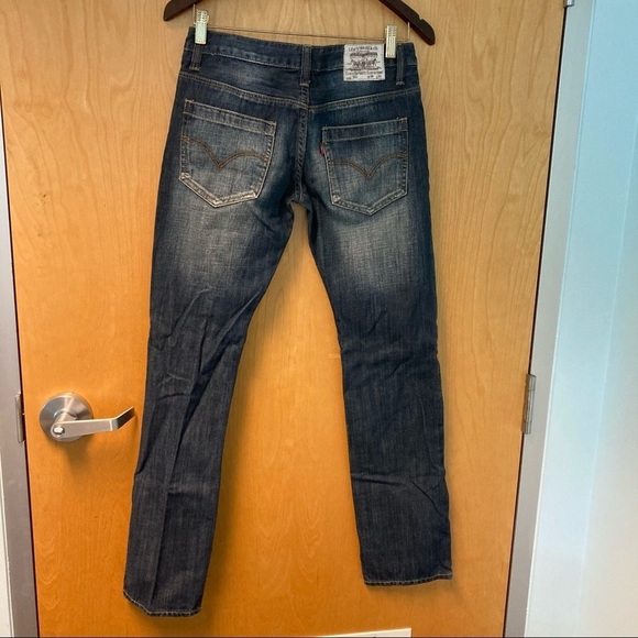 LEVI’S Sz 29 x 32 White  Label Distressed Jeans - Picture 4 of 5